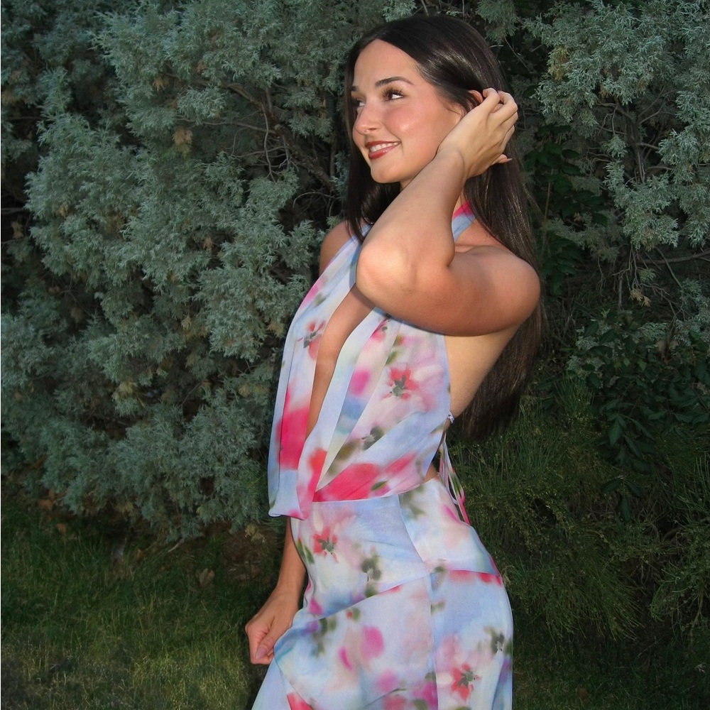 Zara Multicolor Floral Dress